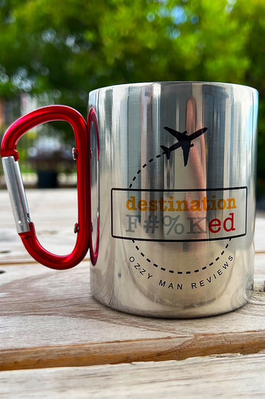 Destination F Stainless Steel Mugs (400 ml)